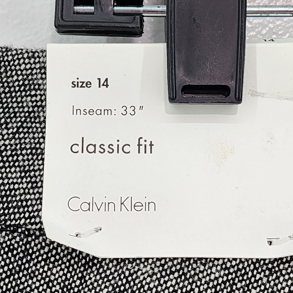 Calvin Klein Women's Plus Minimalist Wool Blend Classic Fit Pants Business Sz 14 - Picture 6 of 8